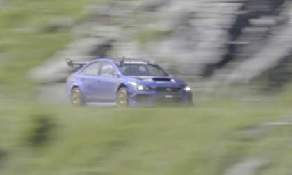 Subaru STI Type RA Time Attack Car, world record run, Transfagarasan Highway