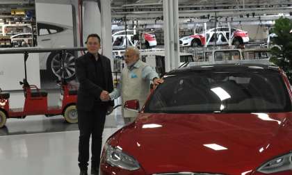 Tesla CEO Elon Musk and Indian PM