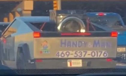 This Guy Is Literally Running A Laundry Machine In The Back Of His Cybertruck Using The Truck Bed Outlet: This Is The Best Advertising Ever