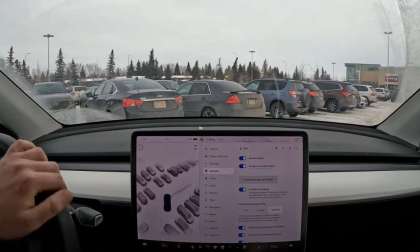 Tesla's 360 Degree Parking View With FSD Beta 10.69.25