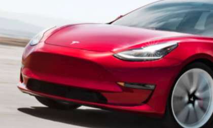 Tesla model 3 Red