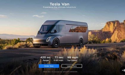 Someone Created What Tesla's Van Will Be Like Including Pictures, Descriptions, and Price - As If Tesla Had It On Their Website