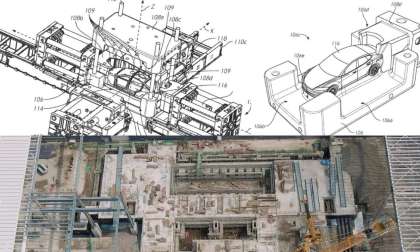 Tesla's Massive stamping or multi-casting foundation at Giga Shanghai