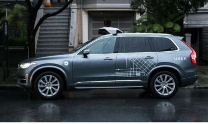 Self-driving Uber vehicle kills pedestrian.