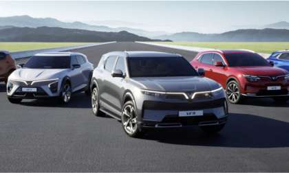 VinFast VF 8 and VF 9 EV SUV models