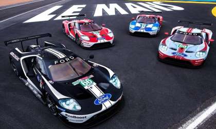 Ford GTs in Le Mans