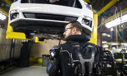 Worker Building Ford Mustangs at Flat Rock Assembly