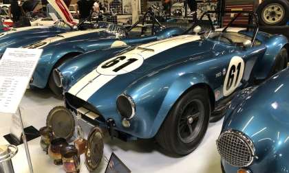 Some of Shelby's winning race cars on display 