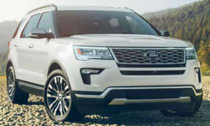 2019 Ford Explorer Titanium White 