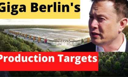 Tesla giga Berlin's production targets