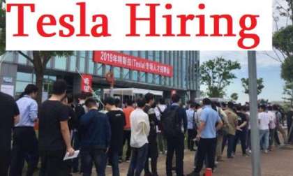 Tesla hiring in Shanghai job fair
