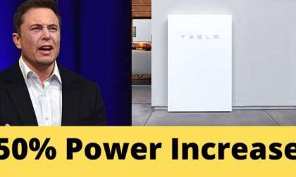 Tesla is increasing powerwall power capacity by up to 50 percent