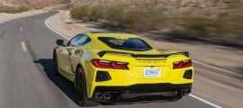 Yellow C8 Corvette