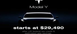 Tremendous Value With The Tesla Model Y Starting At $29,490 With The Federal Tax Credit