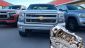 2019 Chevrolet Silverado waiting between two dealerships to repair the transmission