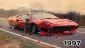 Red Ferrari car from 1997, Ferrari 308 GTB Wreck