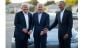 Image of presidents Trump, Biden, and Obama with Tesla vehicle created using Grok by John Goreham